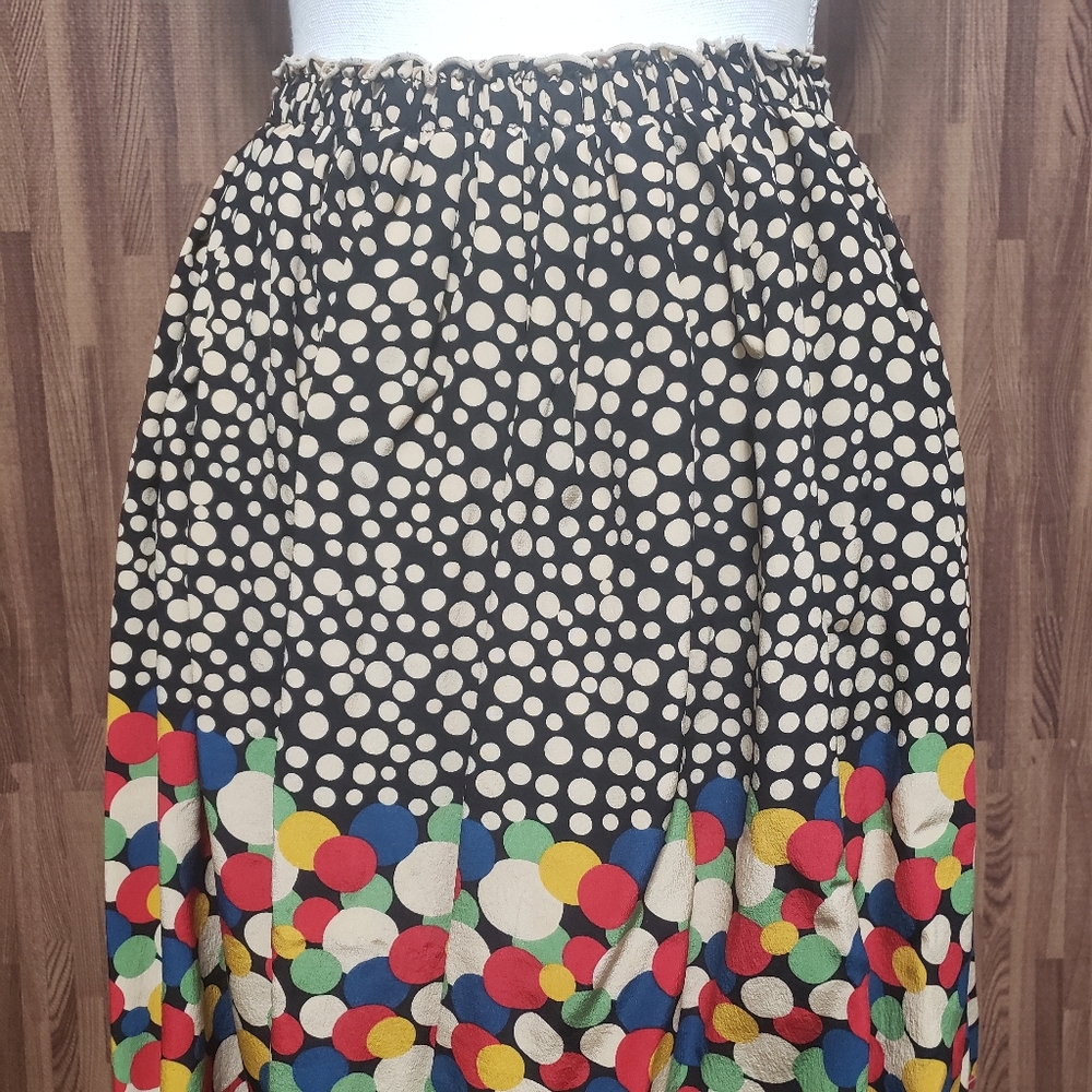 Anthro/CoreyLynnCalter Sz Small Silk Skirt - Picture 7 of 8